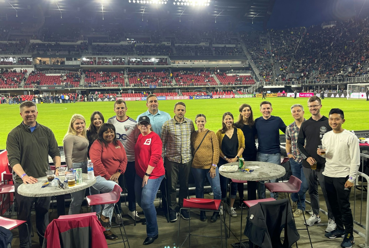 The Forge Team cheers on the DC United Soccer Team. We believe nothing's better than a team that cheers for one another.