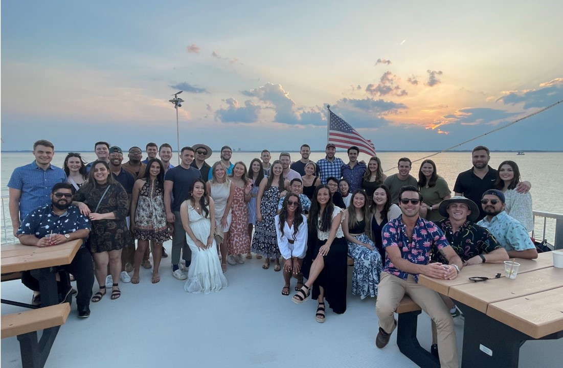 What's better than a company event? A company event on a boat with our amazing team and their partners!